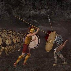 The battle of Thermopilae The battle of Thermopylae